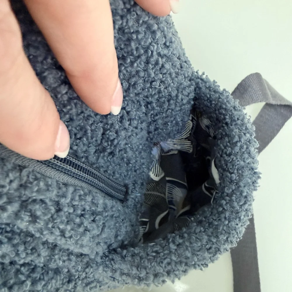 Vera Bradley Teddy Fleece Sherpa Small Backpack